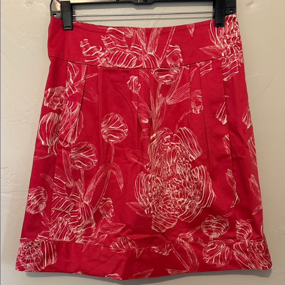 Anthropologie Leofsdottir Floral A-Line Skirt 4